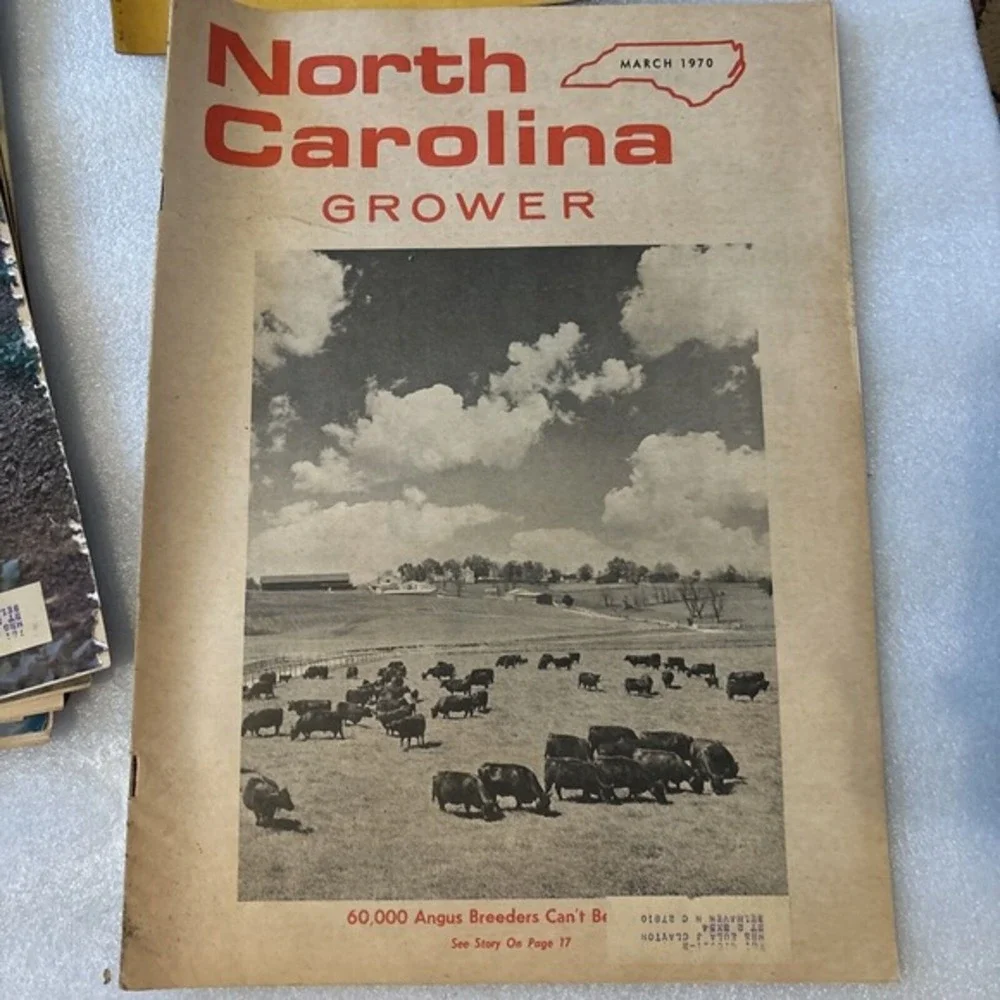 Ten North Carolina Grower Magazines‎ RARE 1969 And 1970
